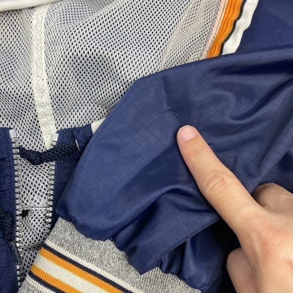 Vintage Nike Navy Blue Windbreaker Pullover Jacket Size Medium 90s - Picture 15 of 15